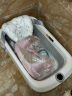 英氏（YEEHOO）浴盆婴儿洗澡躺托儿童洗澡凳浴架支撑架宝宝洗澡座椅神器-樱花粉 晒单实拍图