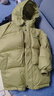 左西男童羽绒服2025冬季新款儿童三防加厚面包服长款外套 果绿色 150 实拍图