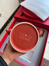 吾游 茶具套装家用茶杯节日过年结婚乔迁礼品高档创意红色茶具伴手礼婚庆新居用品陶瓷功夫茶具茶壶茶杯整套 双喜海浪茶具一壶六杯（礼盒装）+红喜木盘 实拍图