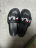 斐乐（FILA）女鞋运动拖鞋厚底凉拖沙滩鞋漂流船 黑-BK 37.5 实拍图