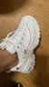 斯凯奇（Skechers）女鞋厚底增高老爹鞋百搭休闲鞋耐磨透气运动鞋女 WTRG白/金 35 实拍图