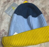 lemonkid儿童帽子秋冬男女童毛线帽保暖护耳宝宝小孩针织帽 维迪黄蓝 52  实拍图