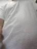 【2件装】100%纯棉质感圆领短袖T恤男宽松百搭纯色打底衫男士全棉半袖体恤众舰行 【2件装】白色+白色 XL【建议穿125-135斤】 实拍图