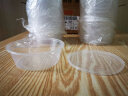 特美居一次性饭盒圆形透明塑料快餐盒加厚带盖打包盒汤碗50套装300ml 实拍图