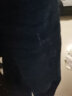 CABBEEN卡宾男2022年秋冬季新款莱卡高弹牛仔裤男休闲破洞小脚裤修身 蔚蓝色47 31 晒单实拍图