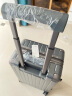 京东京造无界铝框20英寸行李箱男女 旅行箱密码箱登机皮箱学生 石墨灰 实拍图