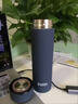 富光 富光悠乐保温杯水杯316不锈钢杯子便携车载商务办公男女学生刻字 磨砂墨蓝色500ml（316内胆） 实拍图