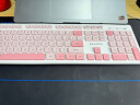 联想（Lenovo）异能者无线键鼠套装 键盘鼠标套装 小新 拯救者笔记本电脑无线鼠标 全尺寸键鼠套装 KN300s 粉色 实拍图