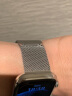 W&P【美国】适用苹果手表表带apple watch ultra2米兰尼斯金属不锈钢表带iwatch S9/8/7/6/5/SEwp 金属磁吸搭扣·太空银【42/44/45/49MM】 实拍图