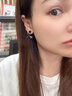 LnieerS999足银花朵耳钉新款2025年爆款轻奢小众耳环女高级感耳钩潮耳饰 【999足银】玉兰花耳环 实拍图