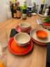 酷彩（Le Creuset）炻瓷19/23cm圆形碟 家用餐具水果盘甜品盘西餐盘沙拉盘餐盘 圆形碟石英粉 19cm 实拍图