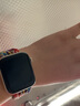 BHO【热销5万+】适用苹果手表表带apple iwatch s10/s11表带s9/se3/2单圈编织表带s8/7尼龙女士男生款 彩虹版色（白色连接器） 44/45/46表盘M码【腕围174-185 实拍图