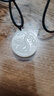周六福  和田玉吊坠男女款经典福运龙牌和田白玉吊坠生日礼物 吊坠 实拍图