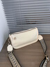 viney新款牛皮斜挎包包女包轻奢腋下包品牌生日元旦礼物送女生女友 【米白色】新年节礼物送老婆高级感实用洋气饺子包 时尚ck风百搭休闲小众单肩小包 实拍图