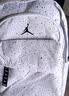NIKE【满天星】 JORDAN 耐克AJ双肩背包大学生电脑包大容量减负书包 白色/白色/黑色【满天星】 8/20【49*30*17cm 约25L】 实拍图