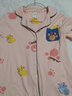 噜噜牛儿童睡衣女童纯棉春秋长袖女孩中大童小孩子家居服套装 12205-粉色 150 (16码建议身高140-145) 实拍图