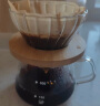 CLITON咖啡滤纸 便携滴漏式手冲咖啡粉过滤网过滤V型滤杯用滤纸50张 实拍图