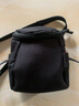 牧瑾 斜挎包男女潮牌迷你单肩小包包小众个性百搭休闲手机包钥匙耳机零钱包时尚挂包 黑色 实拍图