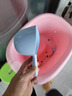 日康（rikang）水瓢水勺家用宝宝水舀洗头杯卡通婴儿花洒水舀子儿童冲水洗发杯 【浅蓝色】花洒 实拍图