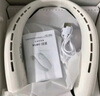 VENIDER【双涡冷泵速降16℃】挂脖风扇便携制冷迷你小风扇挂脖子空调低音懒人学生户外大风力充电风扇 雅致白【店长推荐】三档大风力|超长续航 实拍图