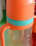 皇宠 儿童水杯PPSU学饮杯宝宝吸管杯直饮喝水喝奶婴儿奶瓶 橙240ML 实拍图