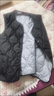 秋冬轻薄上衣棉马甲背心宽松新款大码女装保暖外穿显瘦内搭马夹女 黑色 【条纹内里】 5XL 【建议140-165斤】 实拍图