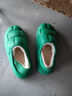 华美健步防水踩屎感按摩居家情侣棉拖鞋轻简保暖舒适秋冬季室内加绒软底棉鞋女款HM2380A绿色40-41码 实拍图