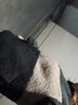 妍莉芬（yanlifen）2025年新款羊羔毛拼色短款加绒加厚大衣宽松皮草羊羔绒外套女秋冬 黑色 L 126-140斤 实拍图