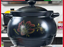 雅路森复古陶瓷砂锅家用明火耐高温汤煲陶土沙锅煤气燃气炖锅大容量加厚 金莲推荐8-11人 9L 实拍图