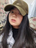 千牧朗帽子男女春秋棒球帽韩版潮百搭遮阳帽户外休闲软顶显脸小鸭舌帽 咖色 实拍图