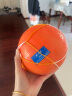 英辉INVUI 实心球2公斤中考专用防滑球全国中小学生训练比赛考试充气投掷实心球 橙色 2kg（网+针+打气筒） 实拍图