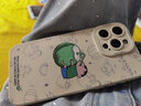 XP适用苹果15promax手机壳镜头全包iphone15promax软散热硅胶男防摔高级感蜡笔小新-古董白喝口椰子 实拍图