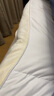 斯诺曼五星酒店柔软弹羽绒床垫90%白鸭绒鹅毛混充床垫床褥子1.8*2m 白色 实拍图