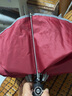 安布安奇全自动伞反向伞 车载商务伞 加大男士大号雨伞 带反光条折叠伞 反向伞-酒红色 大号 实拍图