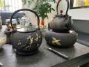 束氏生铁壶烧水壶泡茶壶手工铁壶围炉煮茶套装茶具-喜上眉梢 实拍图