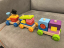 Hape积木玩具 小火车玩具几何拖拉拼插小火车玩具早教宝宝玩具 几何积木火车 1-3Y 实拍图