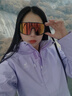 卡珀尼登山墨镜运动护目镜户外防风沙骑行眼镜女款防晒防紫外线太阳镜 炫彩黑【炫酷】【高品质】 实拍图