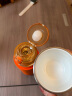 斯涅克304不锈钢焖茶杯泡茶家用办公保温杯大容量陶瓷涂层内胆车载 活力橙 450ml 晒单实拍图