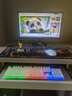 华硕（ASUS）电脑台式机i5 i7独显商务办公企业客服家用主机全套 酷睿i3 8G 256G硬盘 WiFi 22吋 主机+显示器（全套） 实拍图