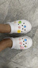 斯凯奇（Skechers）洞洞鞋夏季厚底沙滩凉鞋女外穿高级感包头踩屎感多巴胺泡泡鞋 白色/WHT 37 尺码偏大，建议选小一码 实拍图
