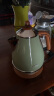 德龙（Delonghi）电热水壶 复古系列烧水壶热水瓶 家用办公室 304不锈钢 1.7L大容量 KBOV2001.GR 橄榄绿 实拍图