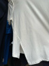 茵曼2024夏女装新款凉感气质洋气基础款多色短袖T恤开衩通勤短上衣 月牙白 M 晒单实拍图