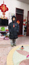皮尔卡丹（pierre cardin）儿童羽绒棉服2025新款中长款中大童男孩棉袄宝宝冬季加厚洋气外套 黑色 150 实拍图
