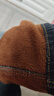 真维斯（JEANSWEST）牛仔裤男加绒2025冬季轻商直筒修身保暖牛仔长裤男黑色加绒34 实拍图