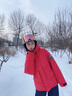 迈卡龙滑雪头盔雪镜一体单板滑雪防撞男女成人保暖透气滑雪护具滑雪装备 【K10白+MX30雪镜】樱花粉 XL码-适合男生（头围58-62cm） 实拍图