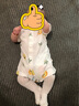 婧麒婴儿连体衣夏装新生男女宝宝夏季衣服纯棉薄款空调服爬服夏天 国熊猫 66cm 实拍图