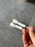 舍彩（shecai）数据线保护套硅胶充电线防折断保护壳苹果安卓充电器头防断裂 苹果18/20w/双typec（白色） 晒单实拍图
