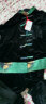 皮尔卡丹（pierre cardin）妈妈装秋装洋气金丝绒套装新款中式改良盘扣休闲两件套中老年女装 黑色-绿色拼接套装 6XL 155-170斤左右 晒单实拍图