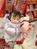 戴维贝拉女童外套棉服冬装男童宝宝加绒防水透湿连帽棉衣 实拍图