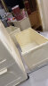 互动空间（HDKJ）收纳柜储物柜儿童衣柜收纳箱免安装宝宝折叠柜婴儿衣服整理置物柜 70CM面宽1挂衣层+3折叠柜/奶油白 晒单实拍图